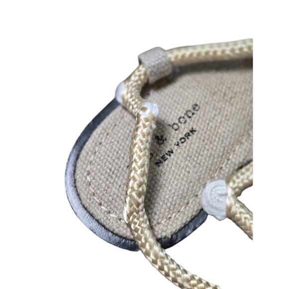 Rag & Bone new Infinity Sandal size 39 size 10 *rope flaws see photos - Picture 10 of 10